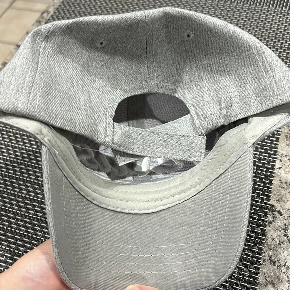 Youth Unisex NWT Texas Grey Baseball Cap White Embroidered Lettering Hat